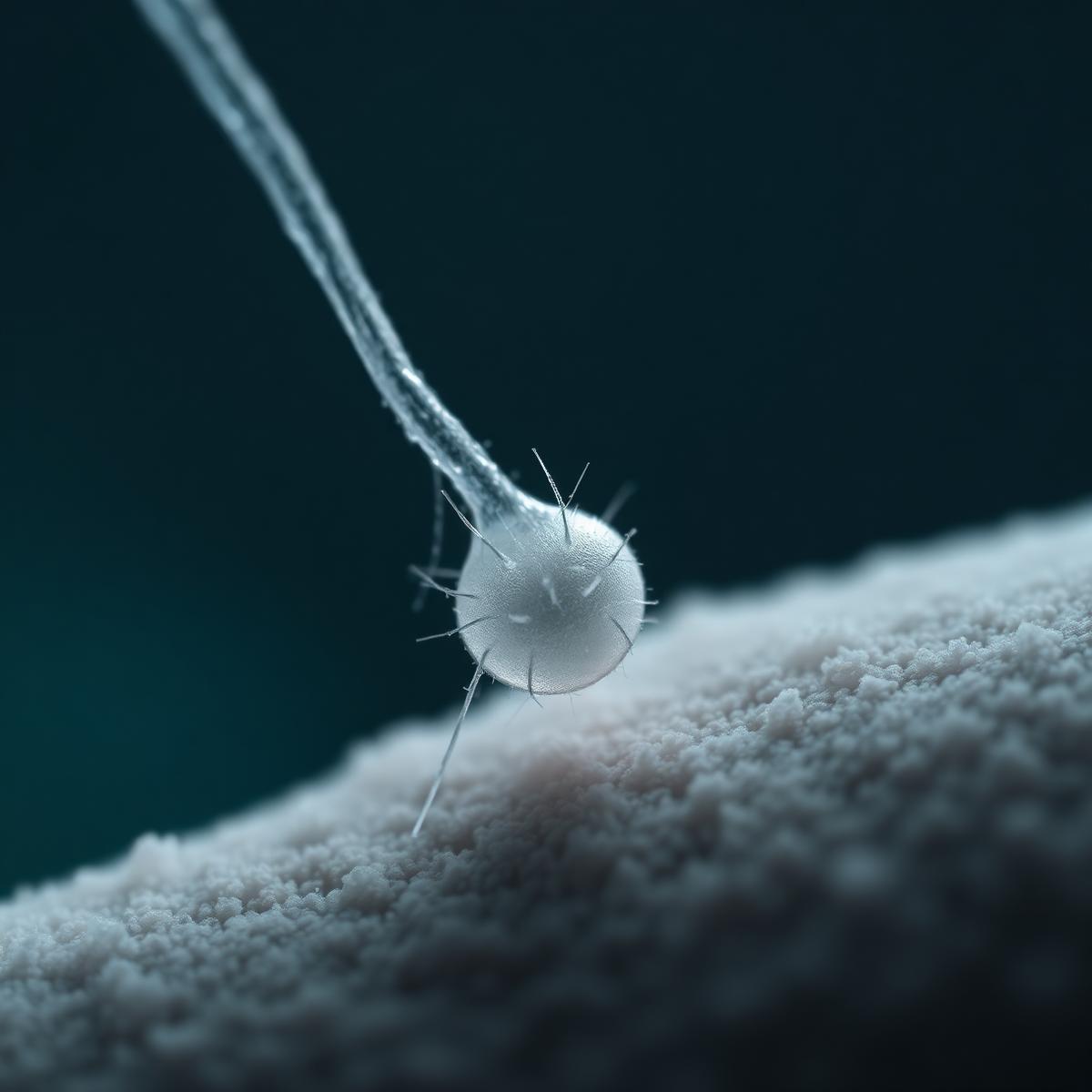 Macro visualization of a Bacillus coagulans spore